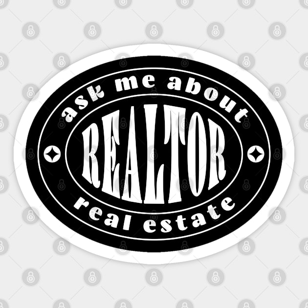 Real Estate clothing, real estate agent, selling sunset, real estate shirt, gift for broker, broker shirt, real estate branding, real estate t-shirt, funny real estate, real estate gift, gift for agent Sticker by REG